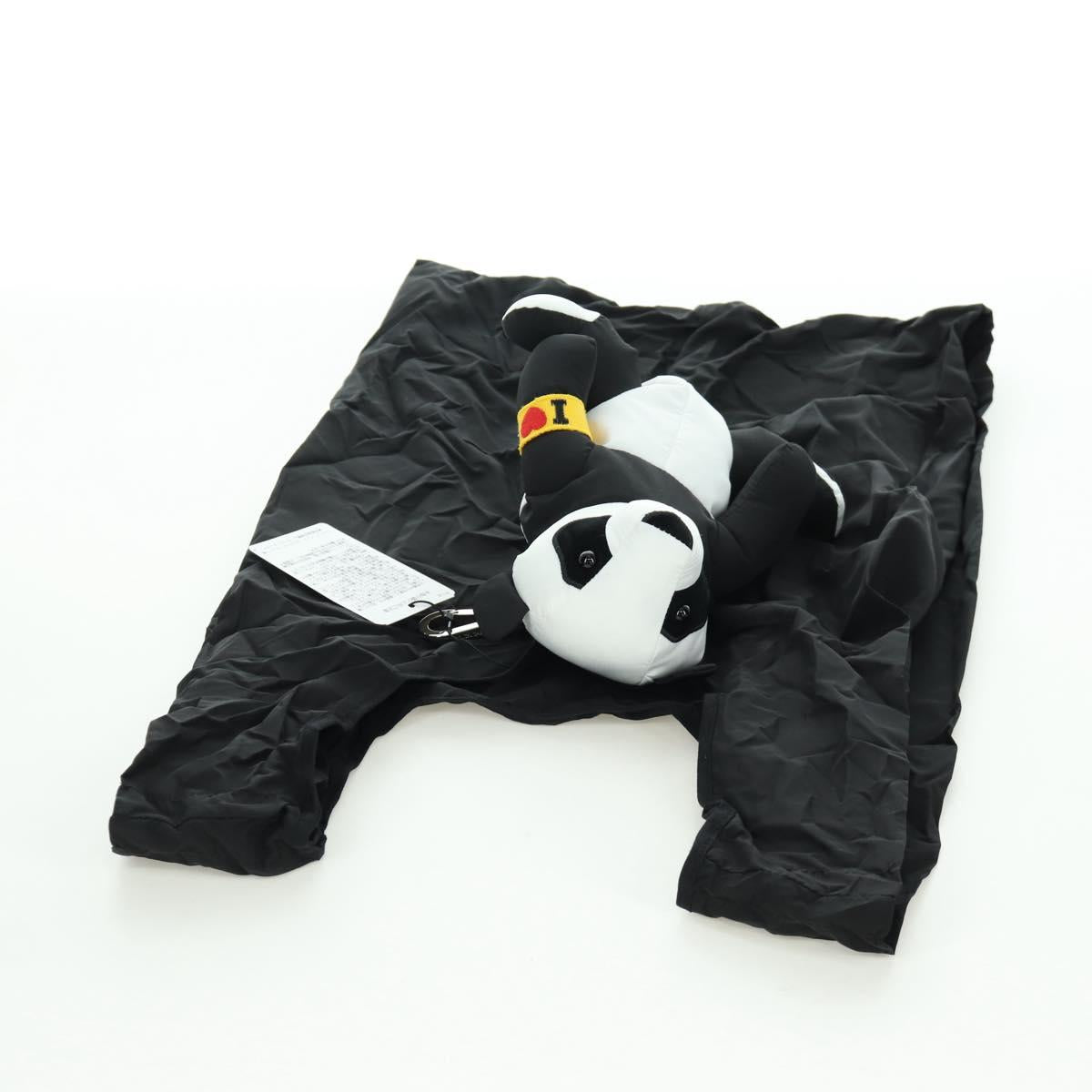 DOLCE&GABBANA D&G x Jujutsu Kaisen Eco Bag Panda Bag Nylon Black Auth 167067SM