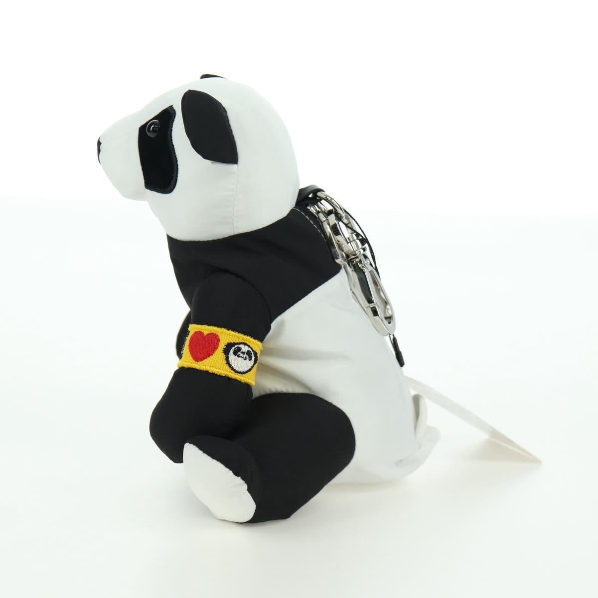 DOLCE&GABBANA D&G x Jujutsu Kaisen Eco Bag Panda Bag Nylon Black Auth 167067SM
