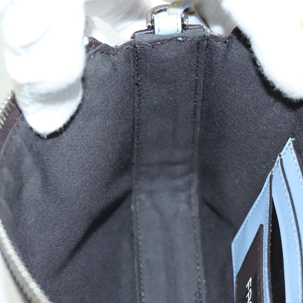 FENDI Zucca Canvas Miniryu FENDI x FRGMT x POKﾃ窺ON Bag Black Brown Auth 167070SM