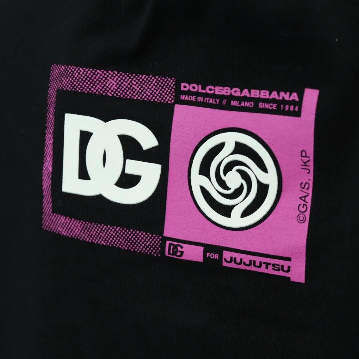 DOLCE&GABBANA D&G x Jujutsu Kaisen Cut T Shirt Cotton Black Auth 167071SM