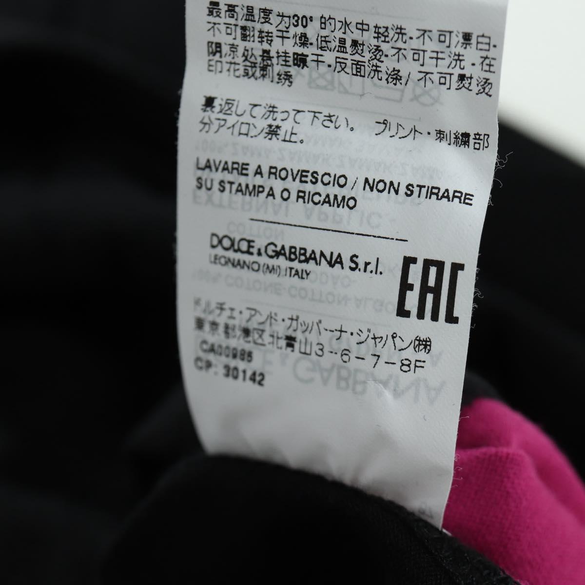DOLCE&GABBANA D&G x Jujutsu Kaisen Cut T Shirt Cotton Black Auth 167071SM