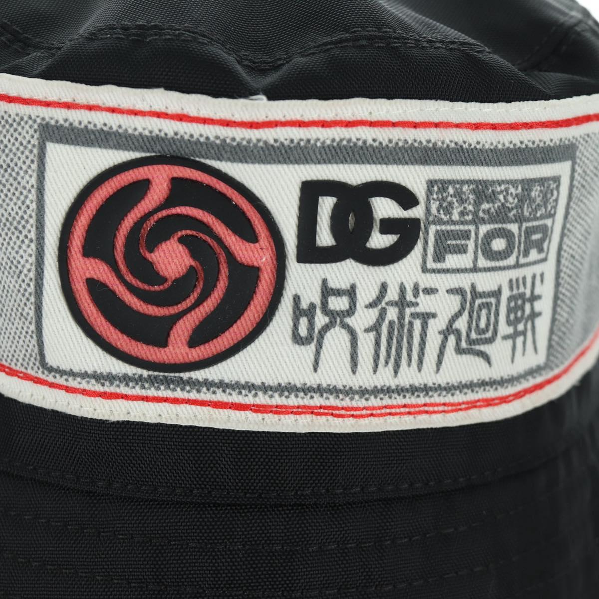 DOLCE&GABBANA D&G x Jujutsu Kaisen Hat Nylon Black Auth 167072SM