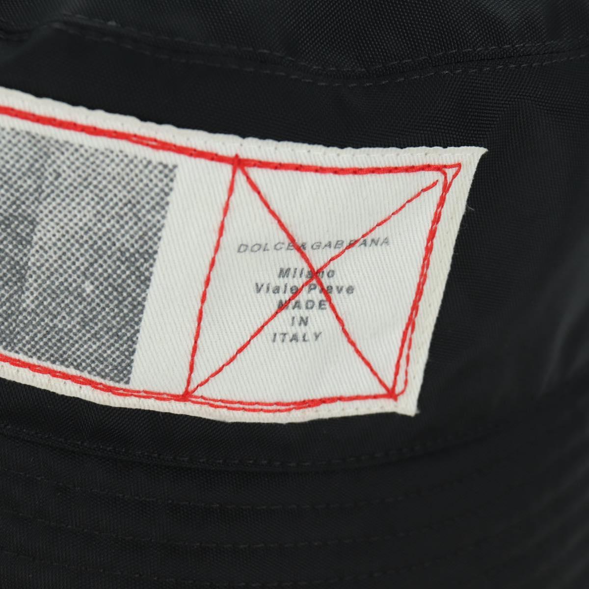 DOLCE&GABBANA D&G x Jujutsu Kaisen Hat Nylon Black Auth 167072SM