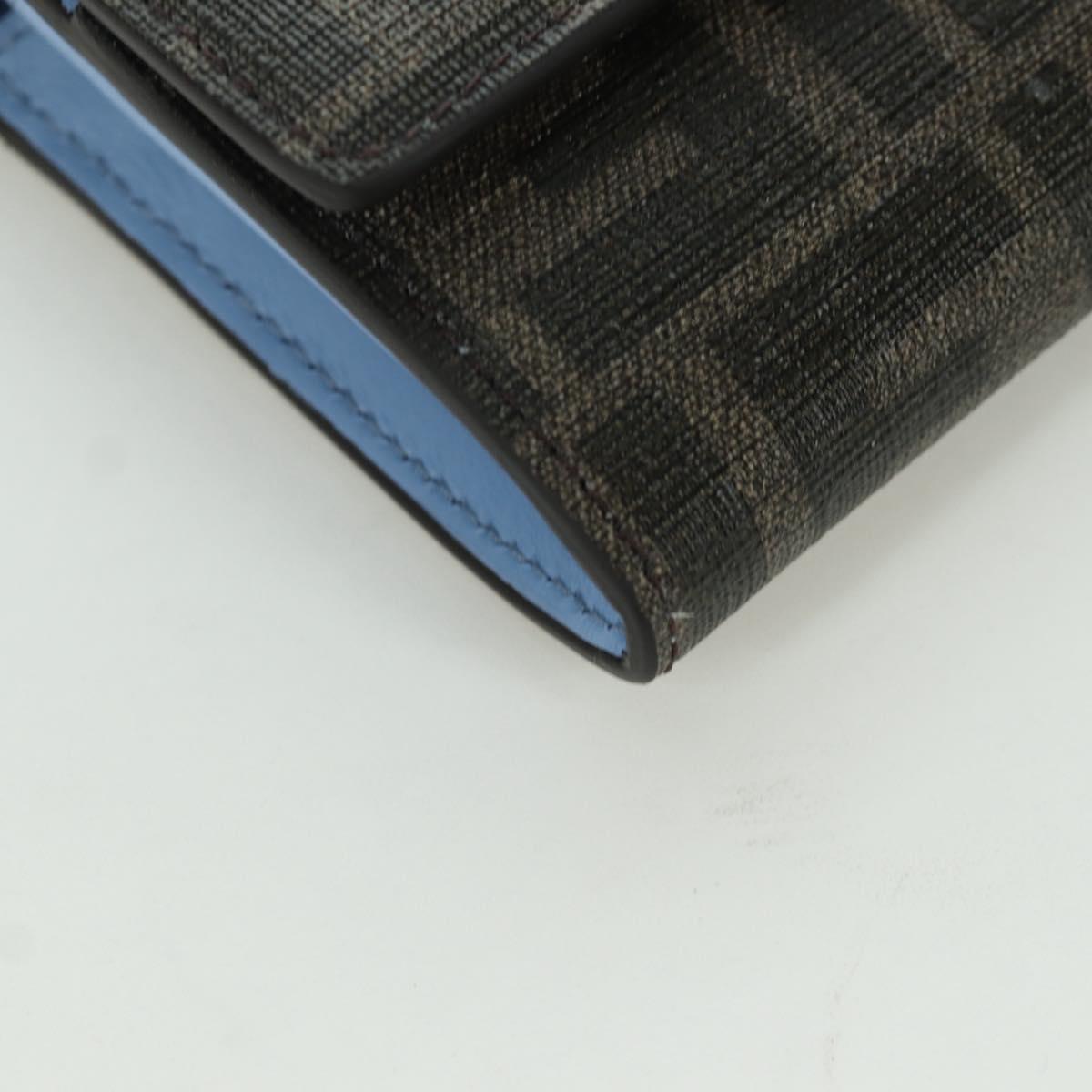 FENDI x FRGMT x POKﾃ窺ON Zucca Canvas Shoulder Wallet Mini Ryu Auth 167075SM