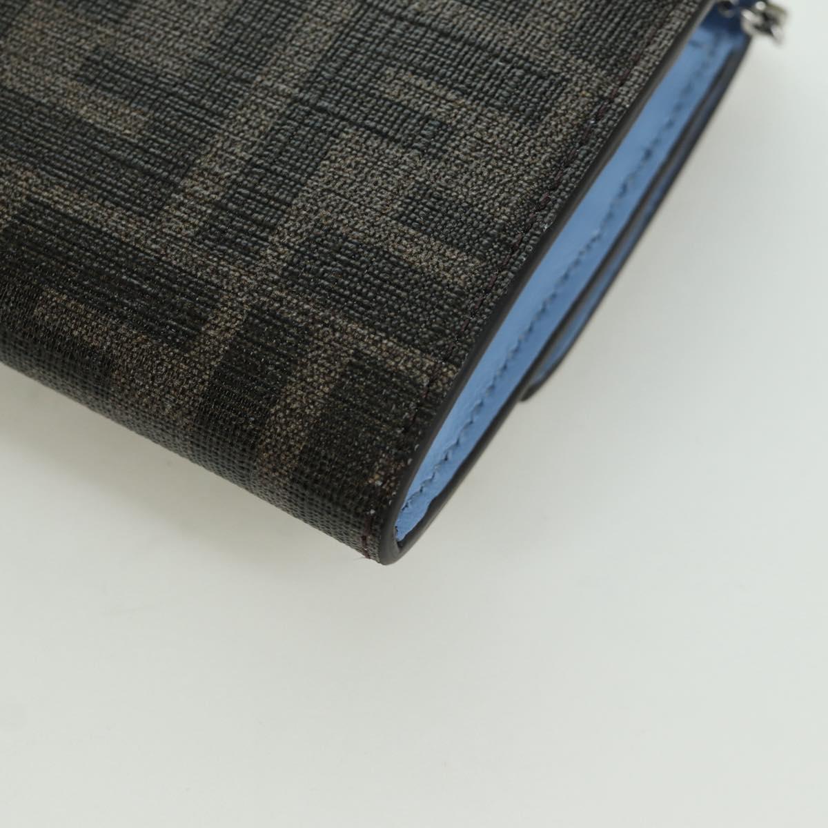 FENDI x FRGMT x POKﾃ窺ON Zucca Canvas Shoulder Wallet Mini Ryu Auth 167075SM
