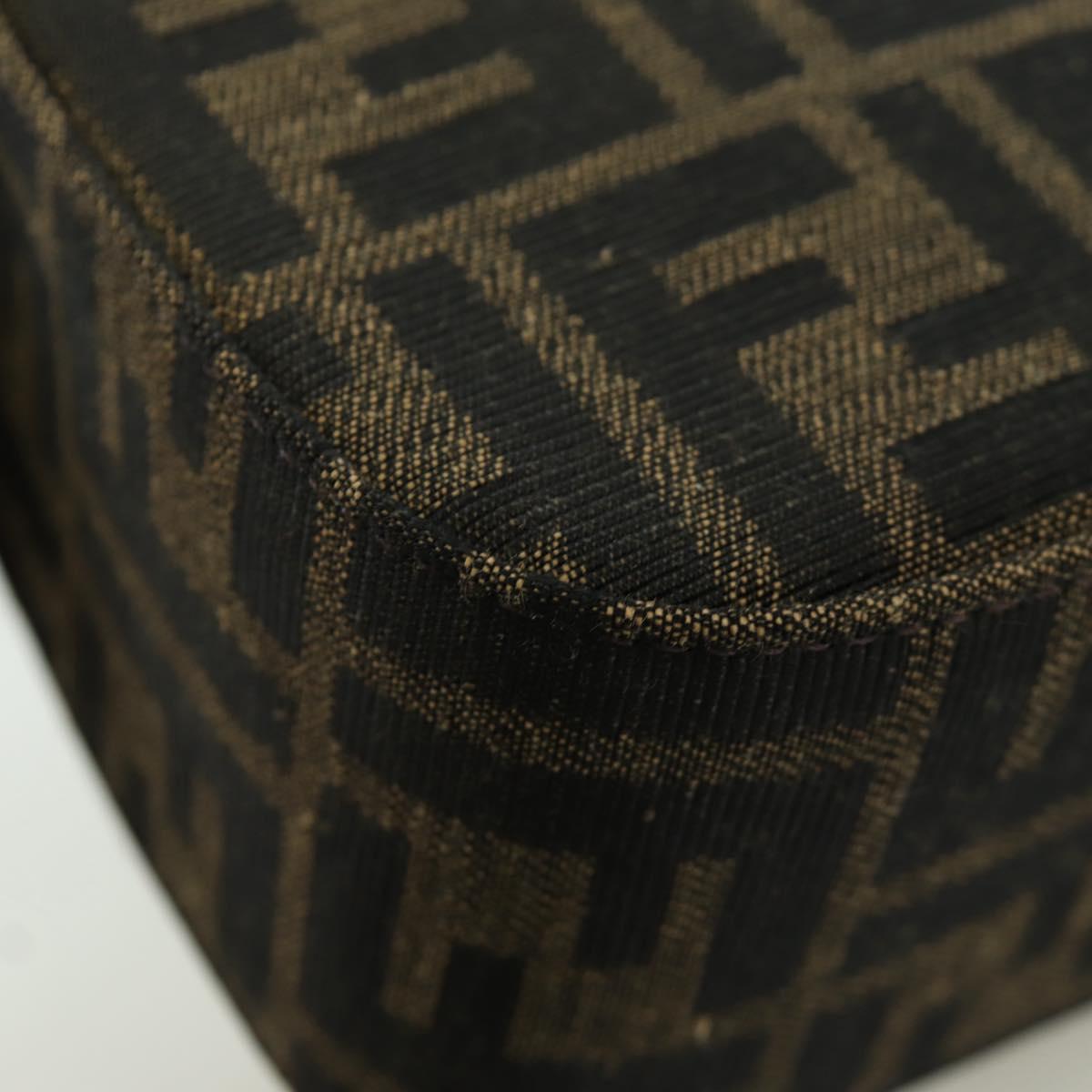 FENDI Zucca Canvas Dragonfly FRGMT POKﾃ窺ON Mamma Baguette Black Auth 167082SM