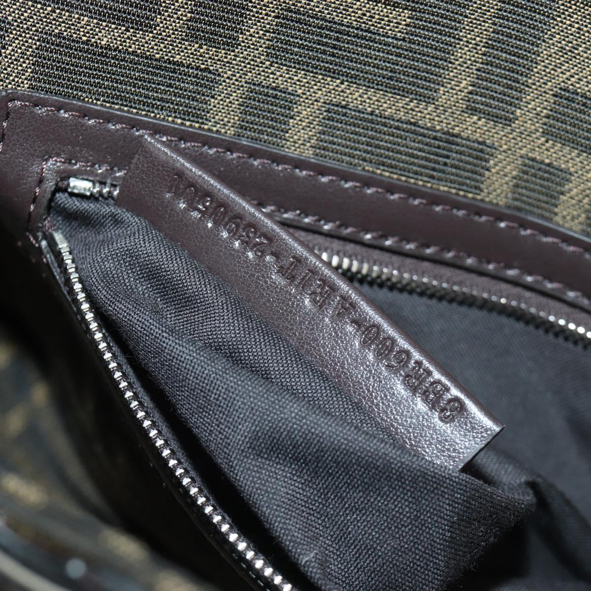 FENDI Zucca Canvas Dragonfly FRGMT POKﾃ窺ON Mamma Baguette Black Auth 167082SM
