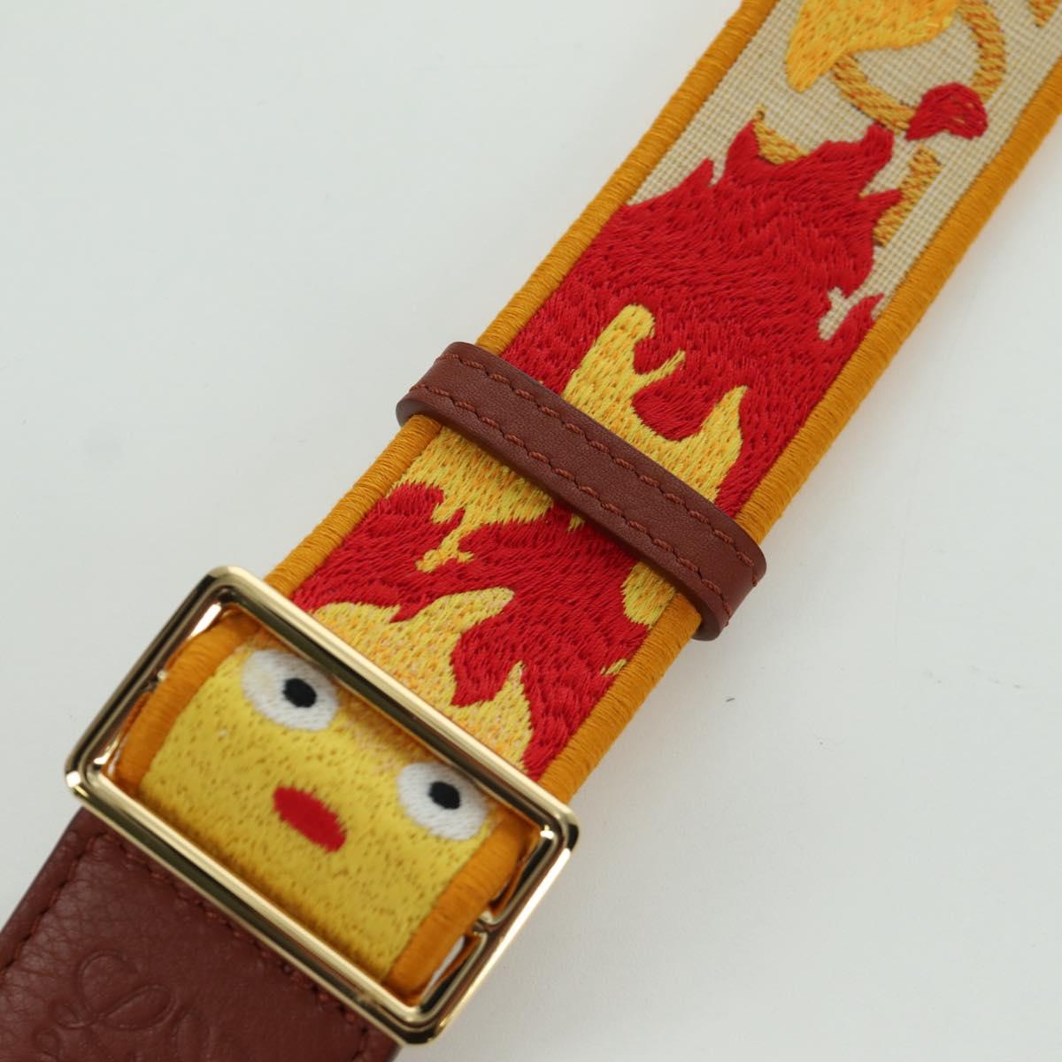 LOEWE ﾃ Studio Ghibli Howl's Moving Castle Shoulder Strap Canvas Auth 167093SM
