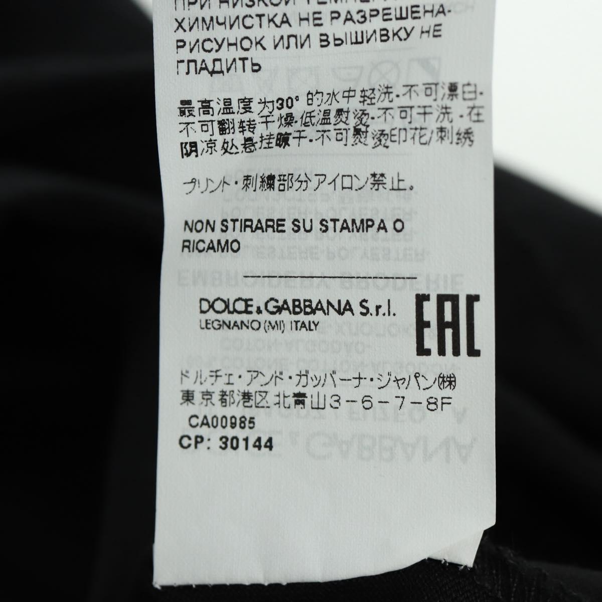 DOLCE&GABBANA D&G x Jujutsu Kaisen Panda T Shirt Cotton Black Auth 167099SM