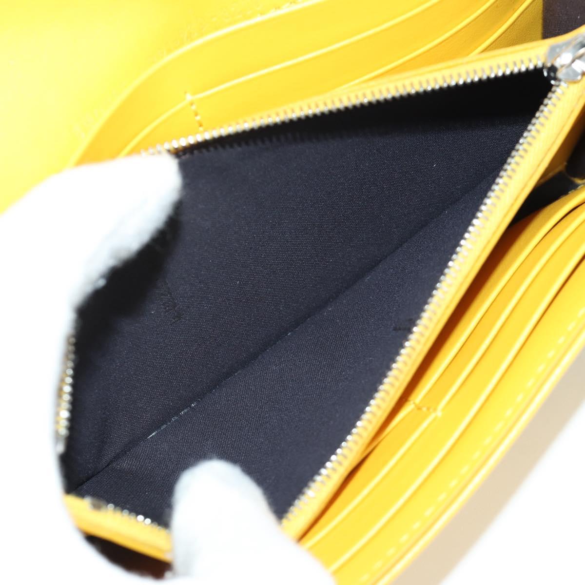 FENDI xFRGMTxPOKﾃ窺ON Zucca Canvas Chain Wallet Dragon Bag Black Auth 167109SM