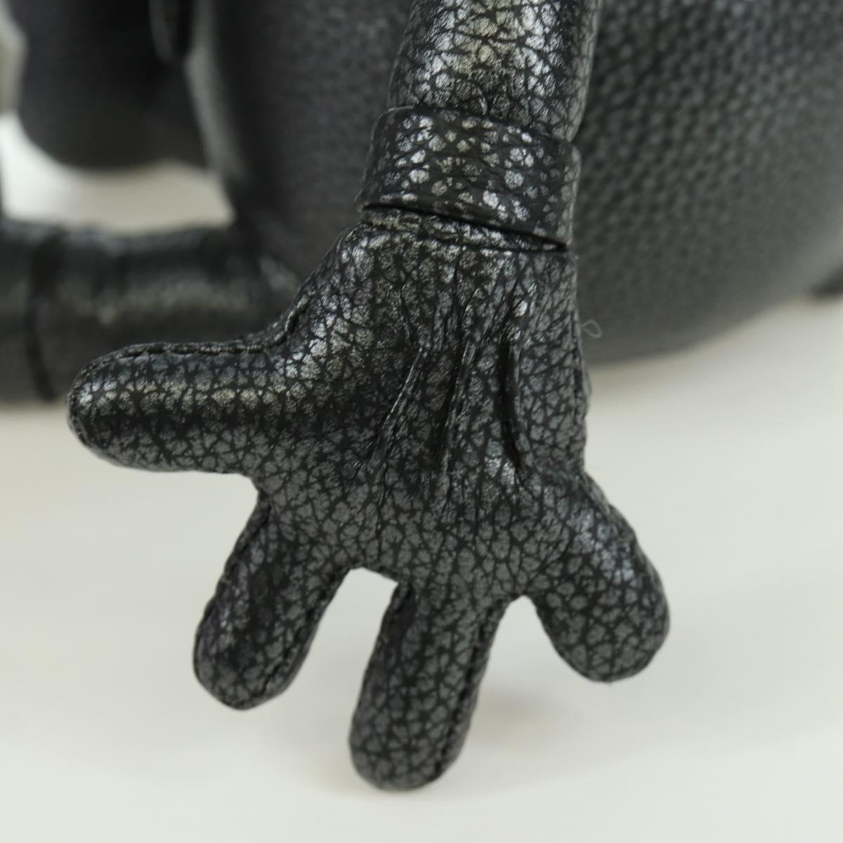 Coach Disney Mickey Stuffed Leather Black Auth 167116M