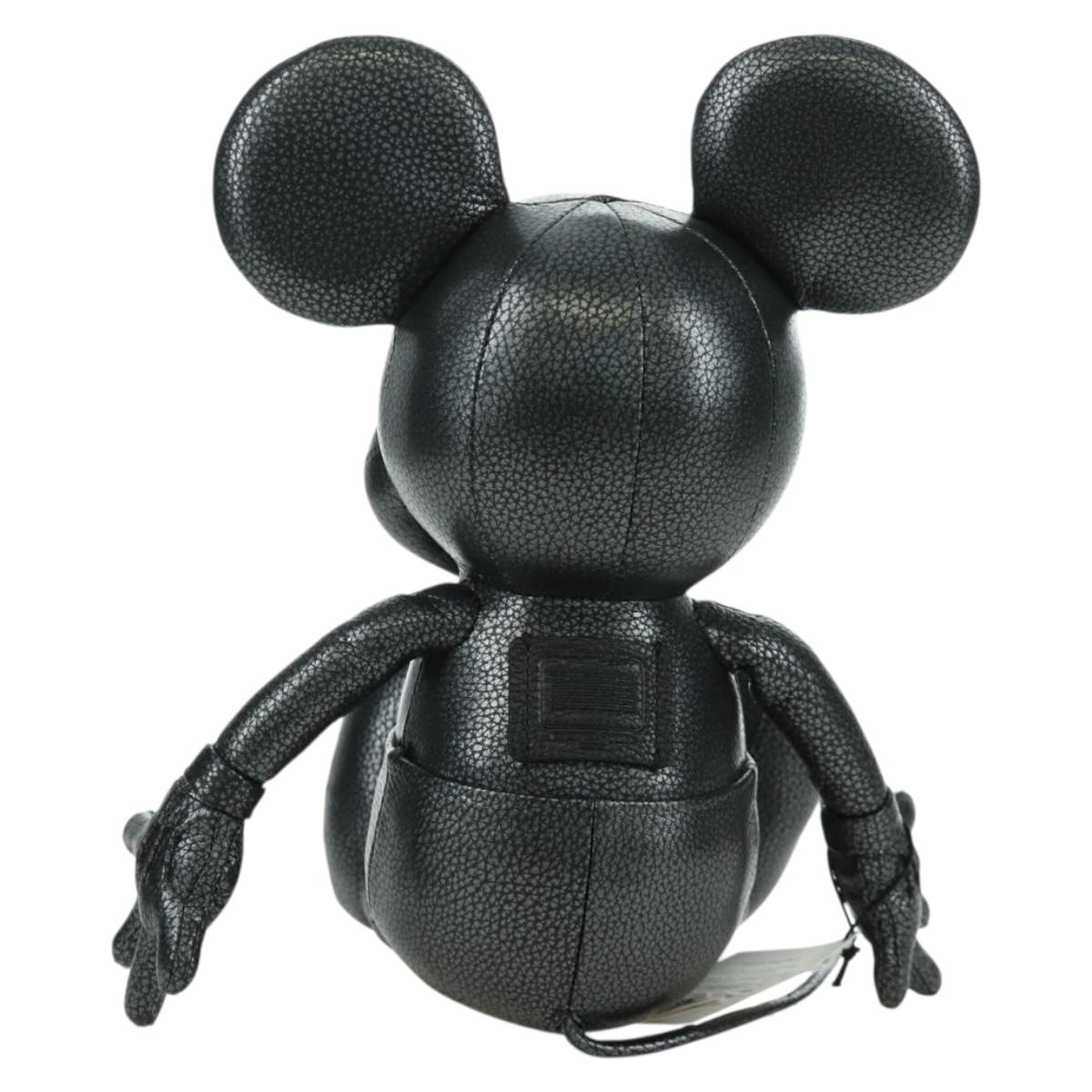 Coach Disney Mickey Stuffed Leather Black Auth 167116M