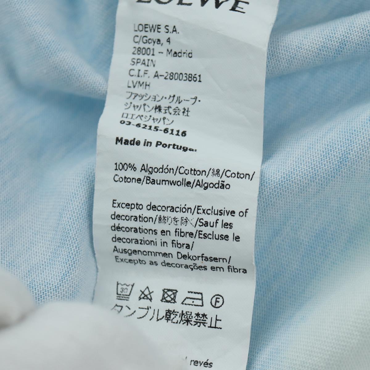 LOEWE ﾃ Ghibli Chihiro & No Face Spirited Away T Shirt Cotton Blue Auth 167117M