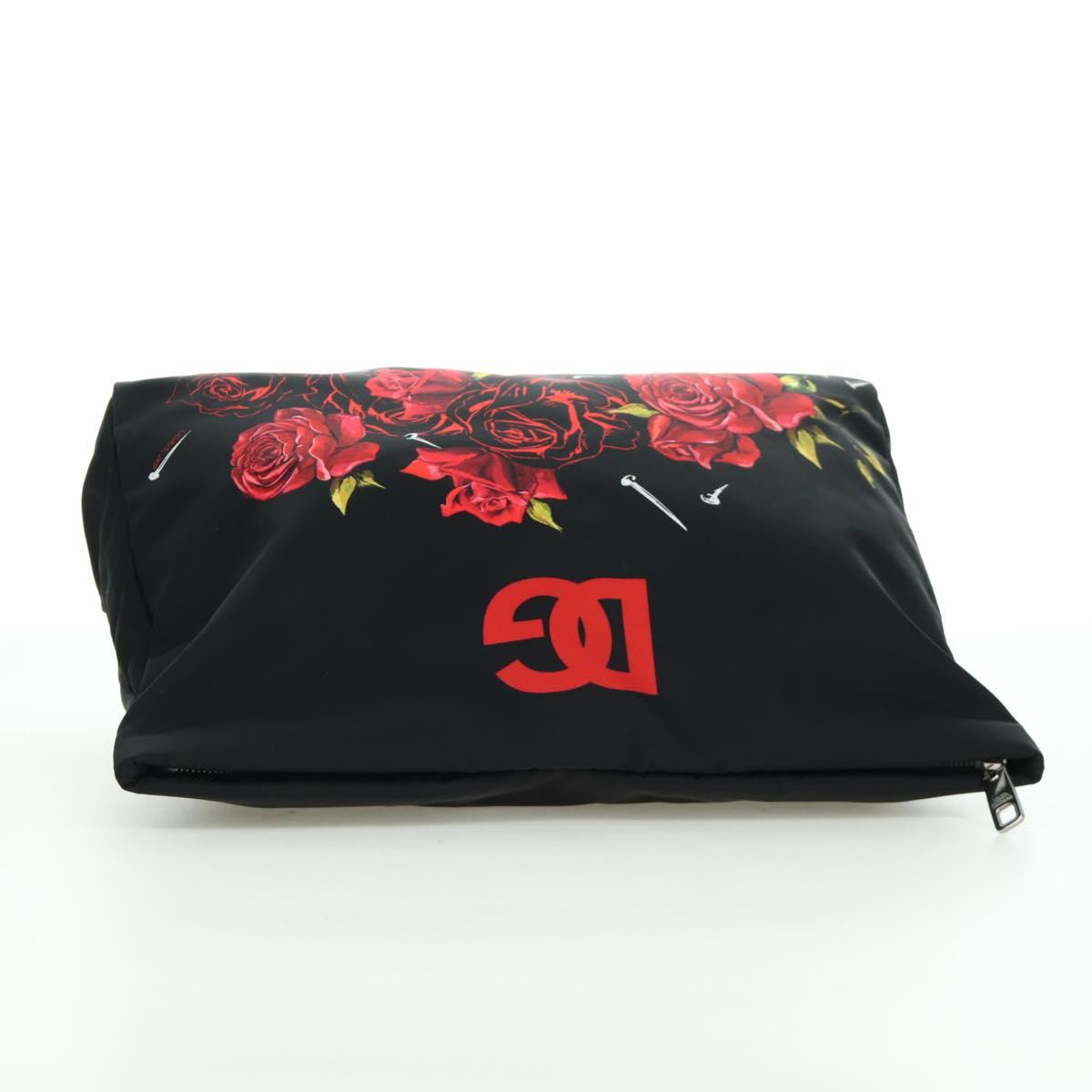 DOLCE&GABBANA D&G x Jujutsu Kaisen Nobara Bag Nylon Black Silver Auth 167127SM