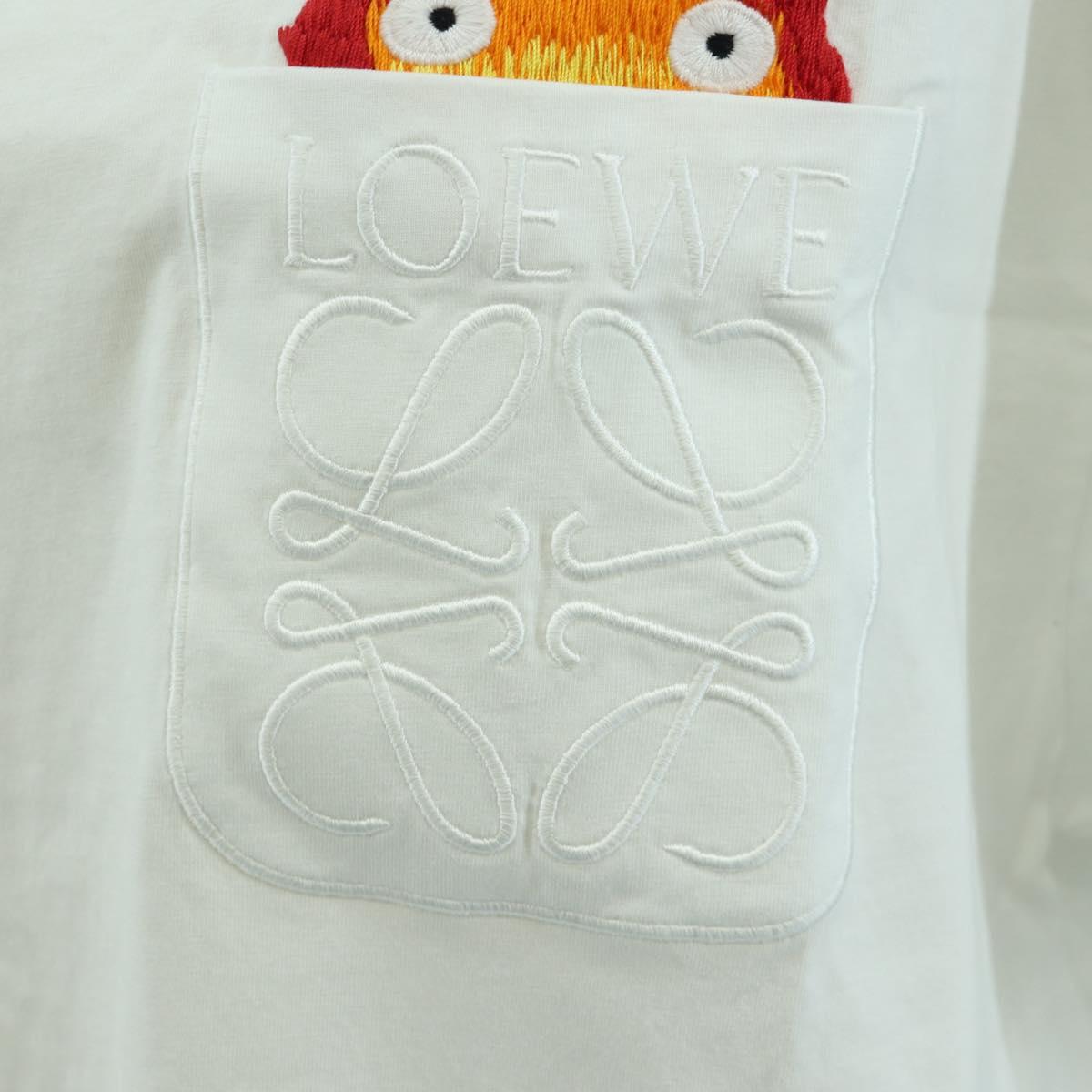 LOEWE × Studio Ghibli Howl's Moving Castle Calcifer T Shirt Cotton Auth 167141M