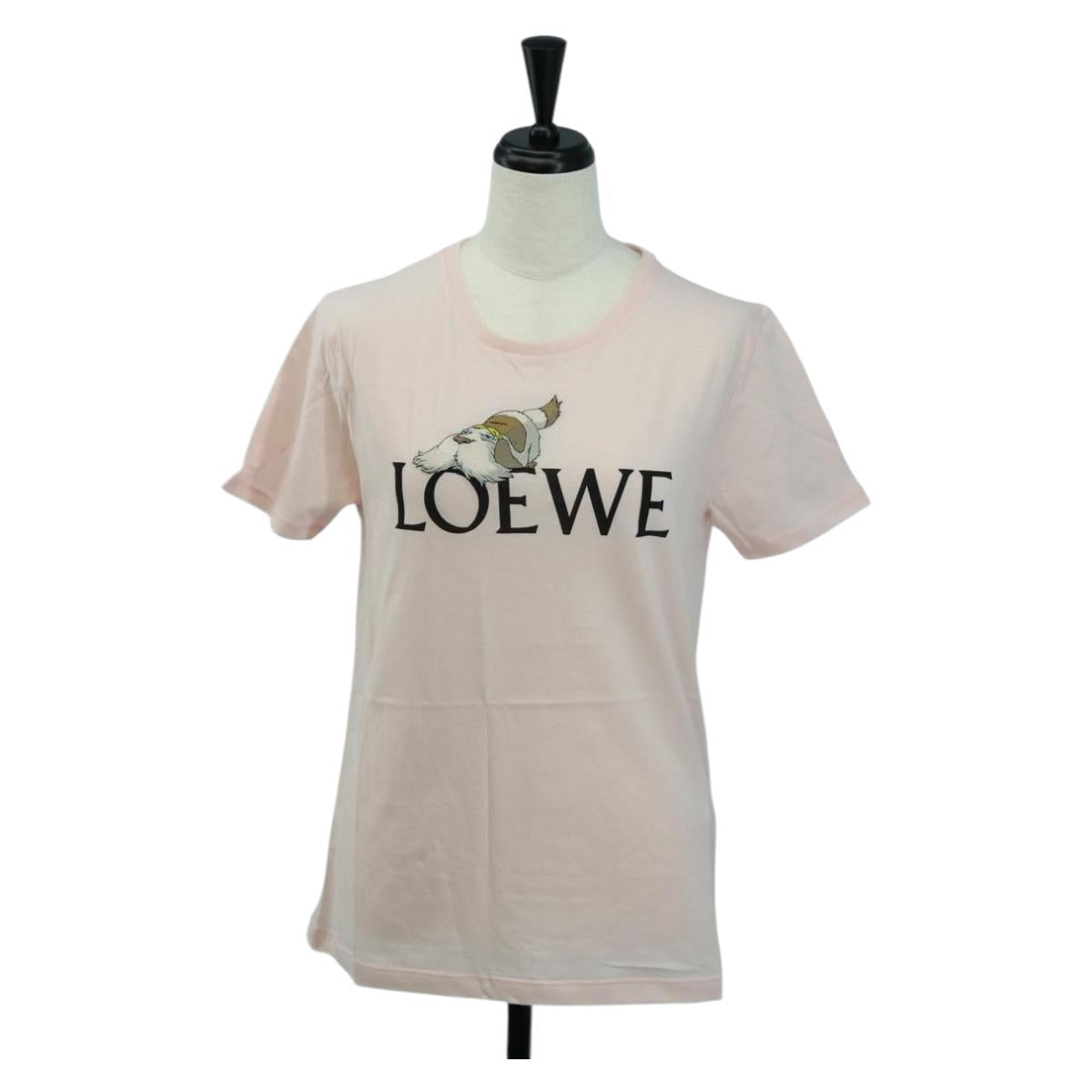 LOEWE Ã Studio Ghibli Howl's Moving Castle Hin T Shirt Cotton Pink Auth 167142M