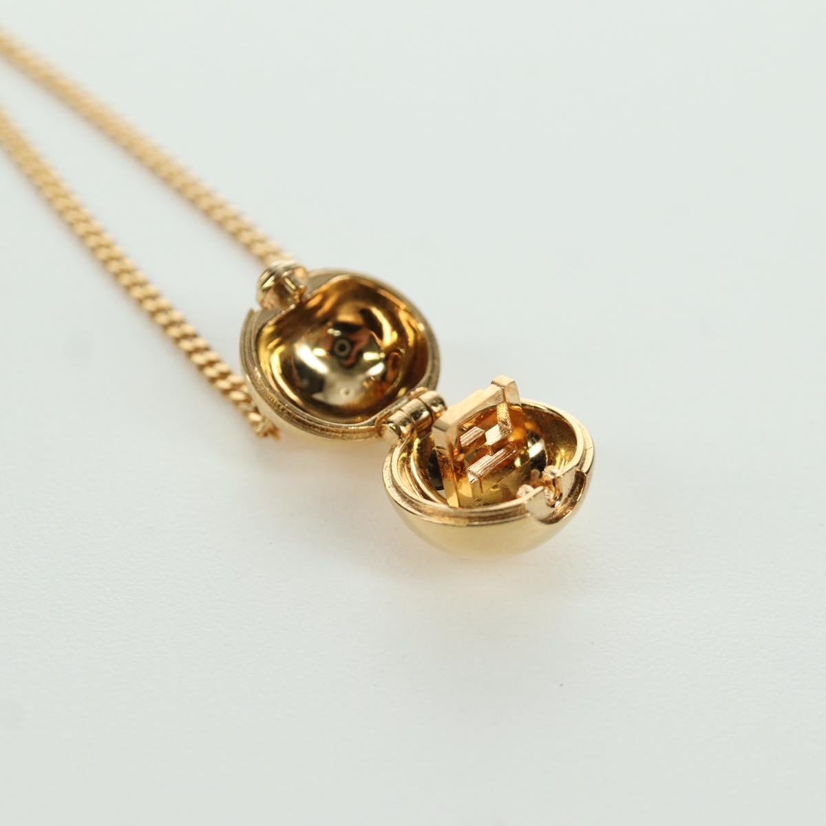FENDI FENDI x FRGMT x POKÉMON Pok Ball Necklace metal Gold Tone Auth 167144SM