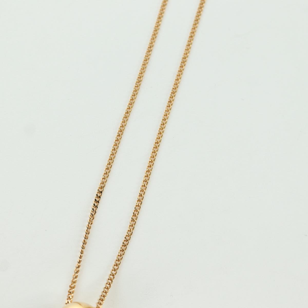 FENDI FENDI x FRGMT x POKÉMON Pok Ball Necklace metal Gold Tone Auth 167144SM