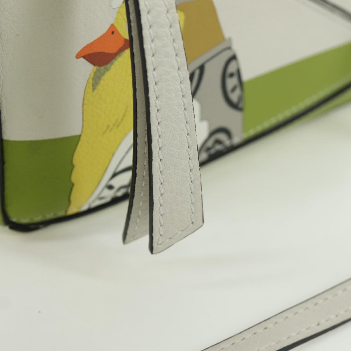 LOEWE × Ghibli Spirited Away Puzzle Bag Mini Ootori Sama Leather Auth 167145SM
