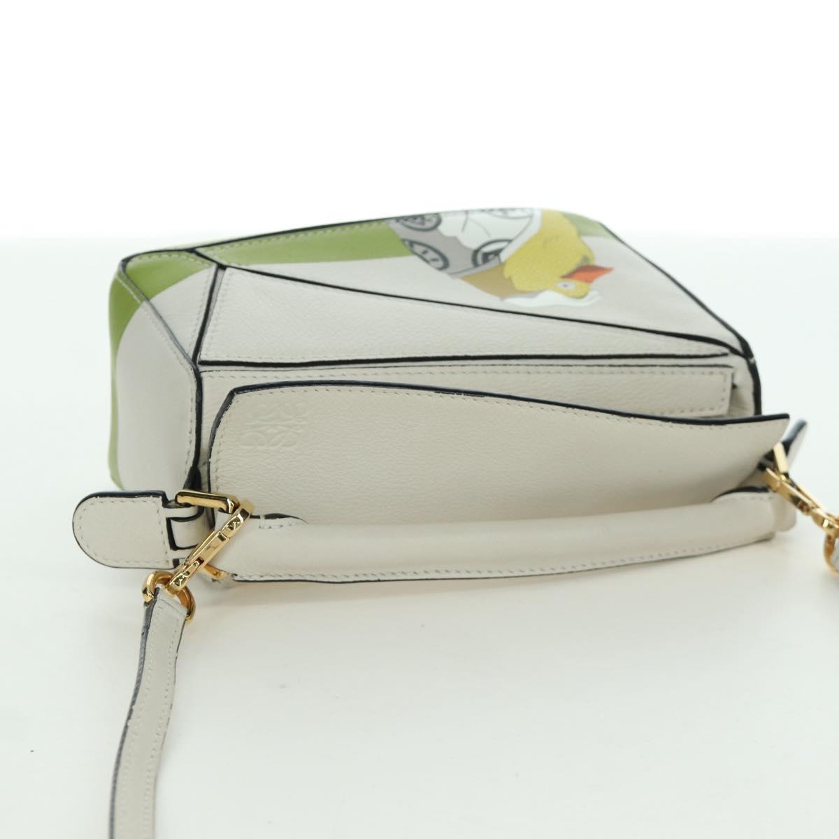 LOEWE × Ghibli Spirited Away Puzzle Bag Mini Ootori Sama Leather Auth 167145SM