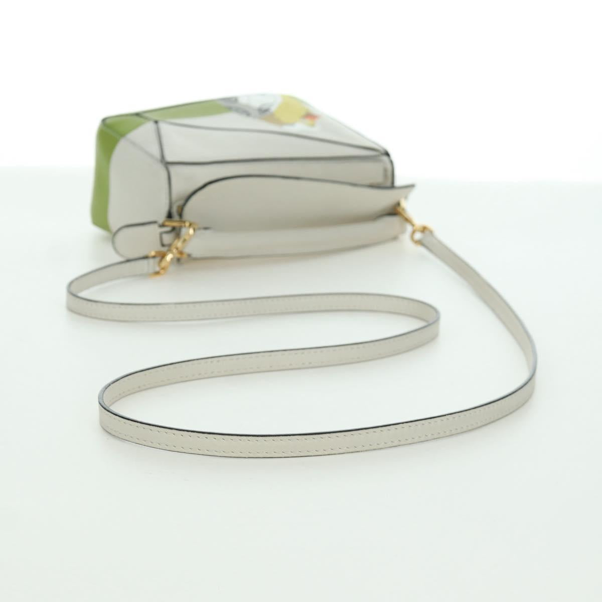 LOEWE × Ghibli Spirited Away Puzzle Bag Mini Ootori Sama Leather Auth 167145SM