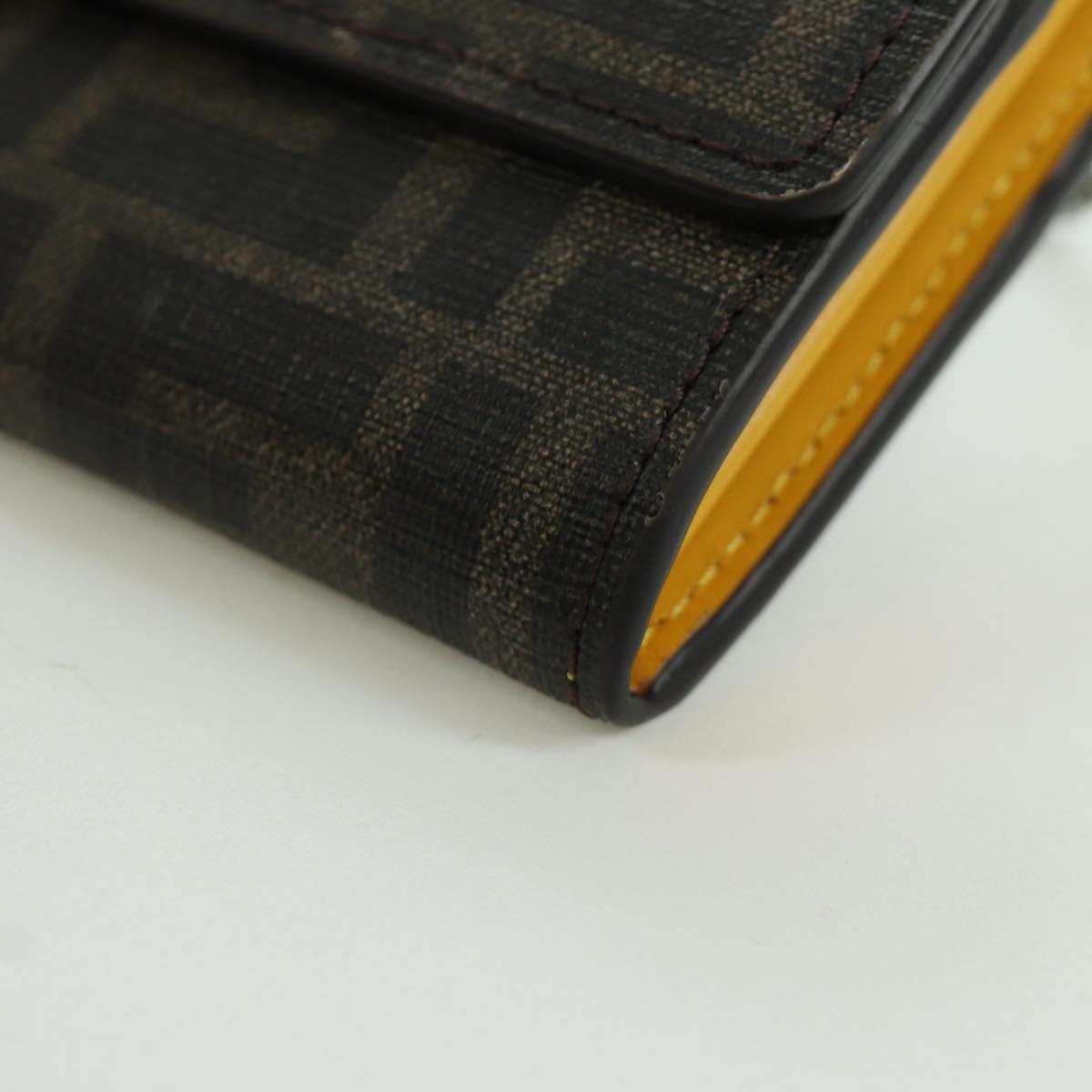 FENDI x FRGMT x POKÉMON Zucca Canvas Chain Wallet Dragon Bag Black Auth 167149SM