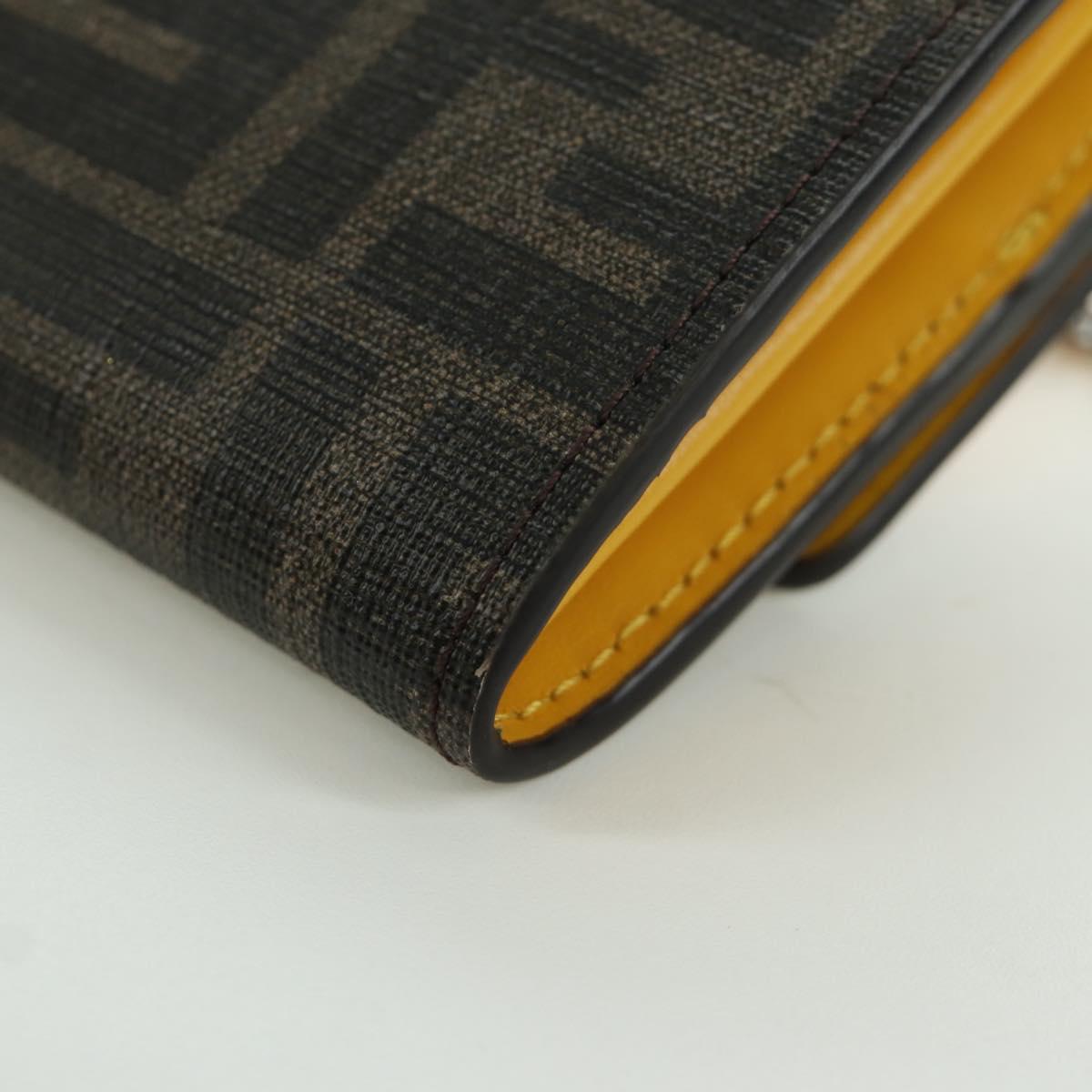 FENDI x FRGMT x POKÉMON Zucca Canvas Chain Wallet Dragon Bag Black Auth 167149SM