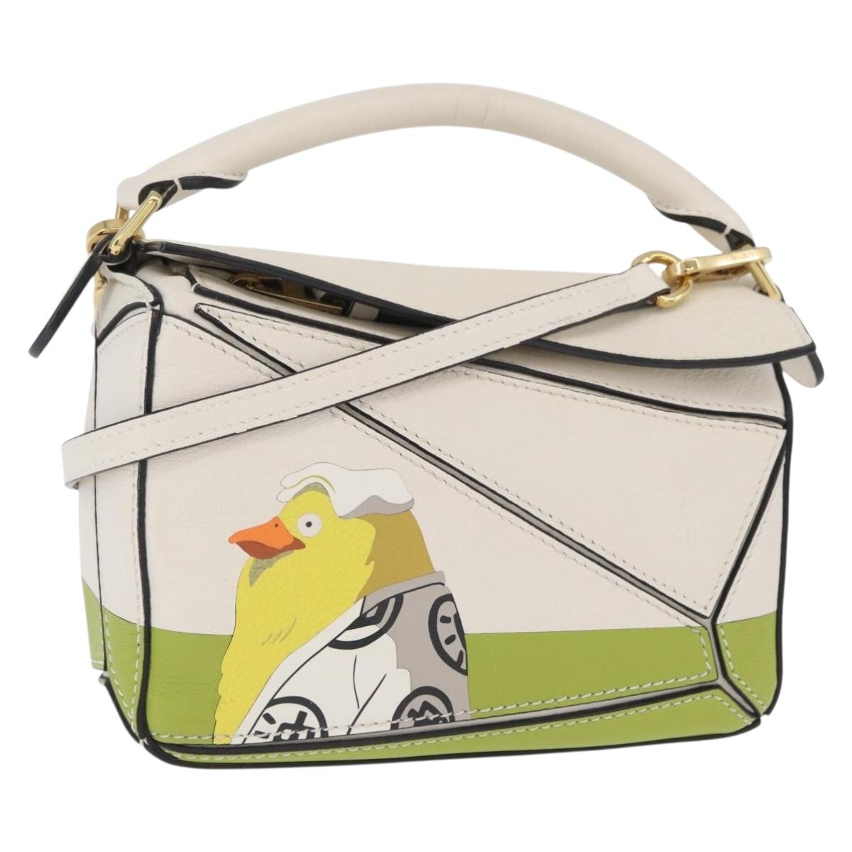 LOEWE Ã Ghibli Spirited Away Puzzle Bag Mini Ootori Sama 2way Auth 167151SM