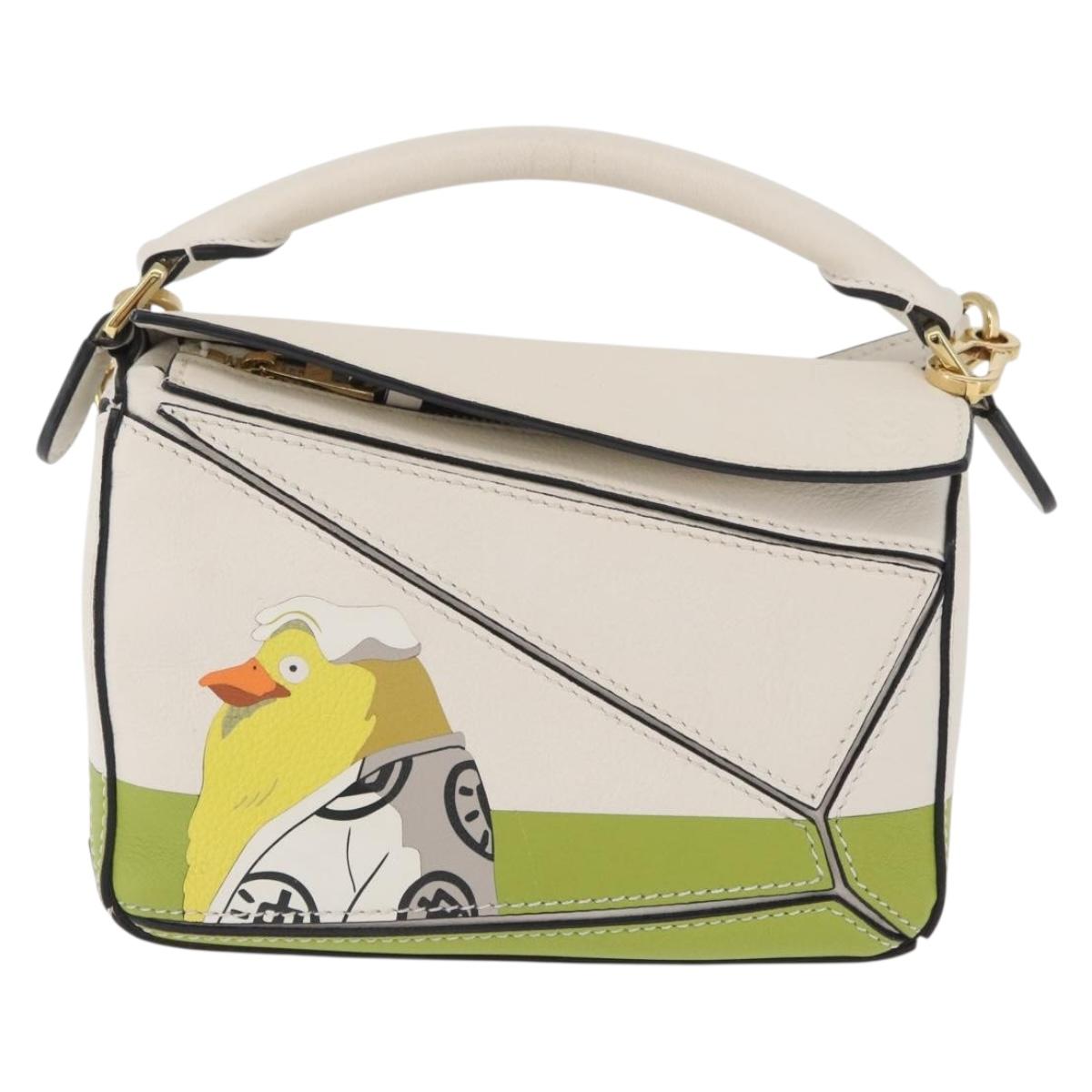 LOEWE Ã Ghibli Spirited Away Puzzle Bag Mini Ootori Sama 2way Auth 167151SM