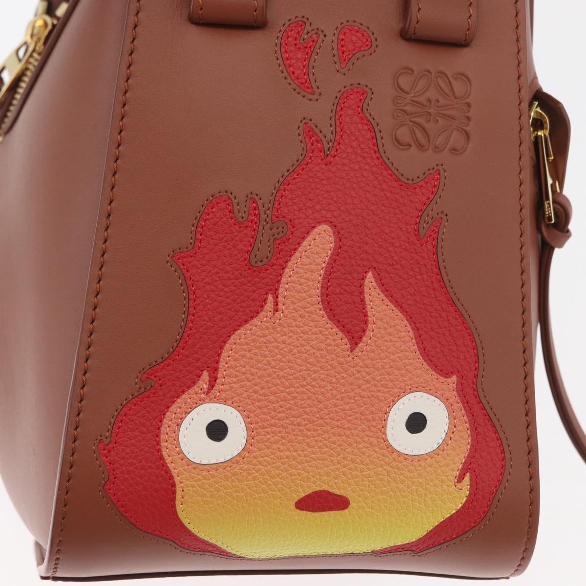 LOEWE Ã Ghibli Calcifer Howl's Moving Castle Hammock Leather 2way Auth 167155SM