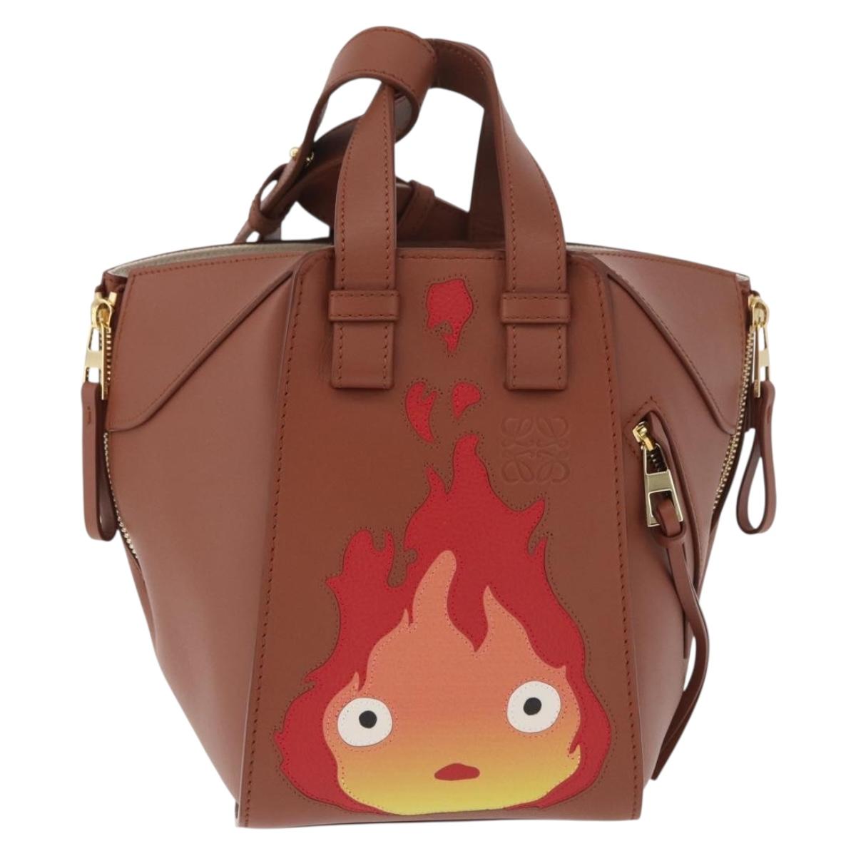 LOEWE Ã Ghibli Calcifer Howl's Moving Castle Hammock Leather 2way Auth 167155SM