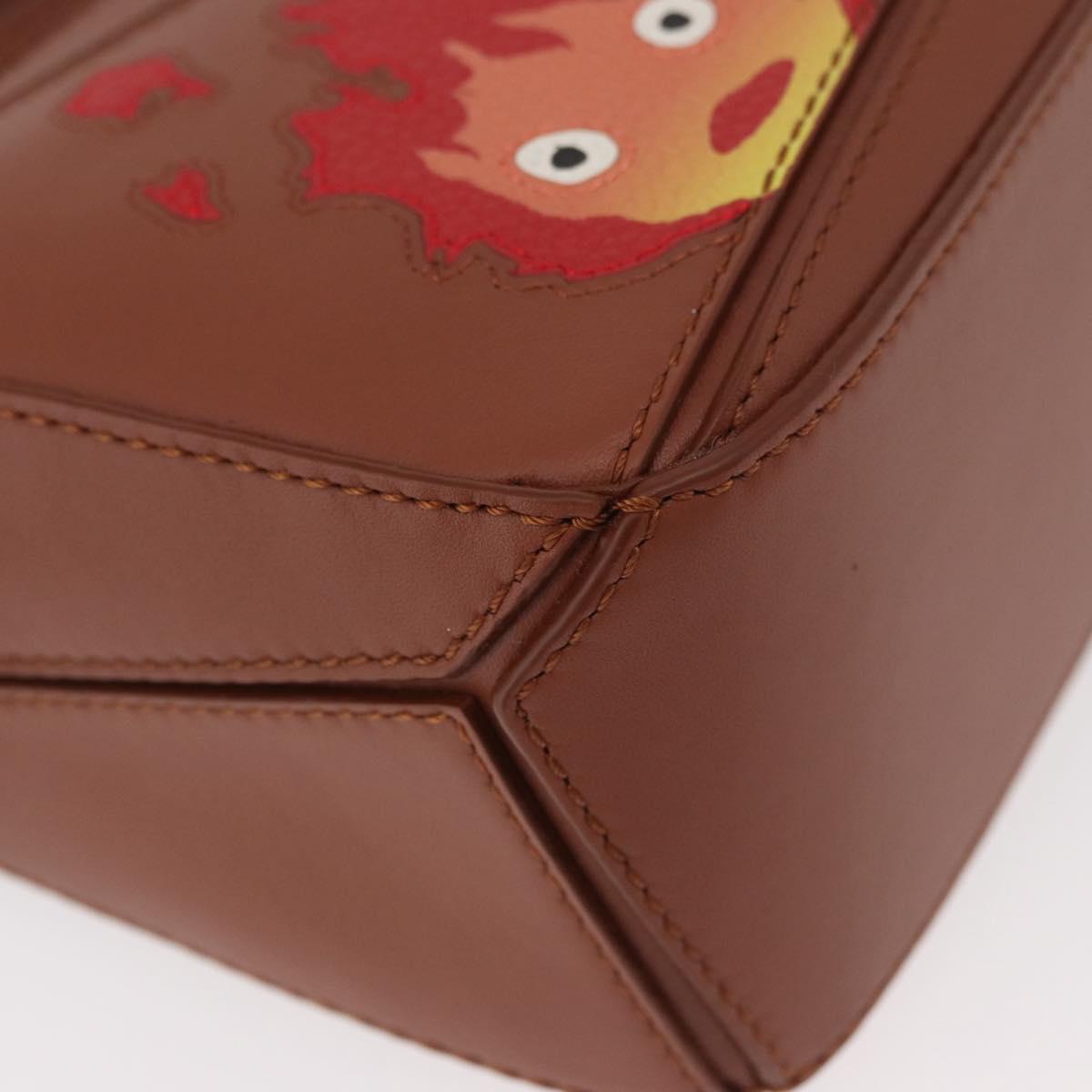 LOEWE Ã Studio Ghibli Calcifer Puzzle Bag Mini Bag Leather 2way Auth 167156SM