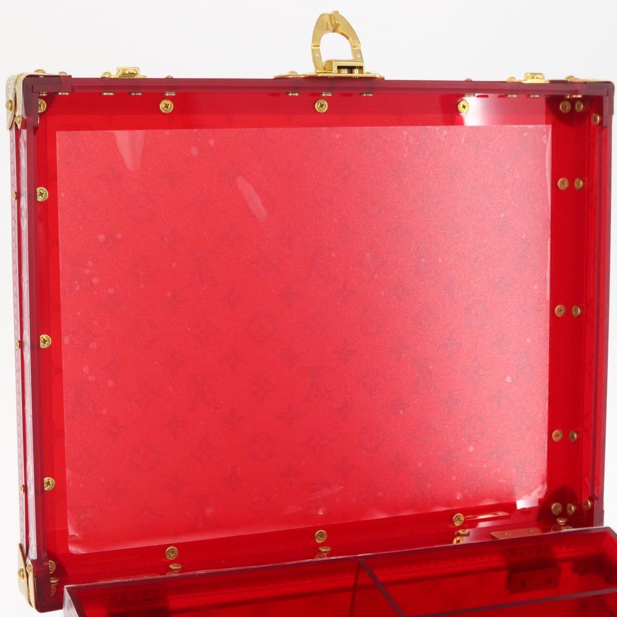 LOUIS VUITTON Monogram See Through Cotoville 40 Trunk Glass M13182 Auth 167157SM