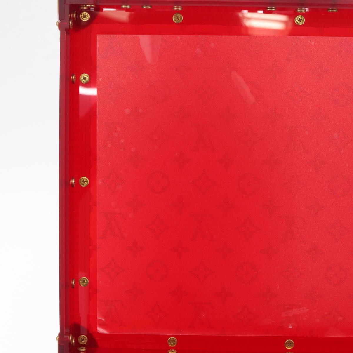 LOUIS VUITTON Monogram See Through Cotoville 40 Trunk Glass M13182 Auth 167157SM