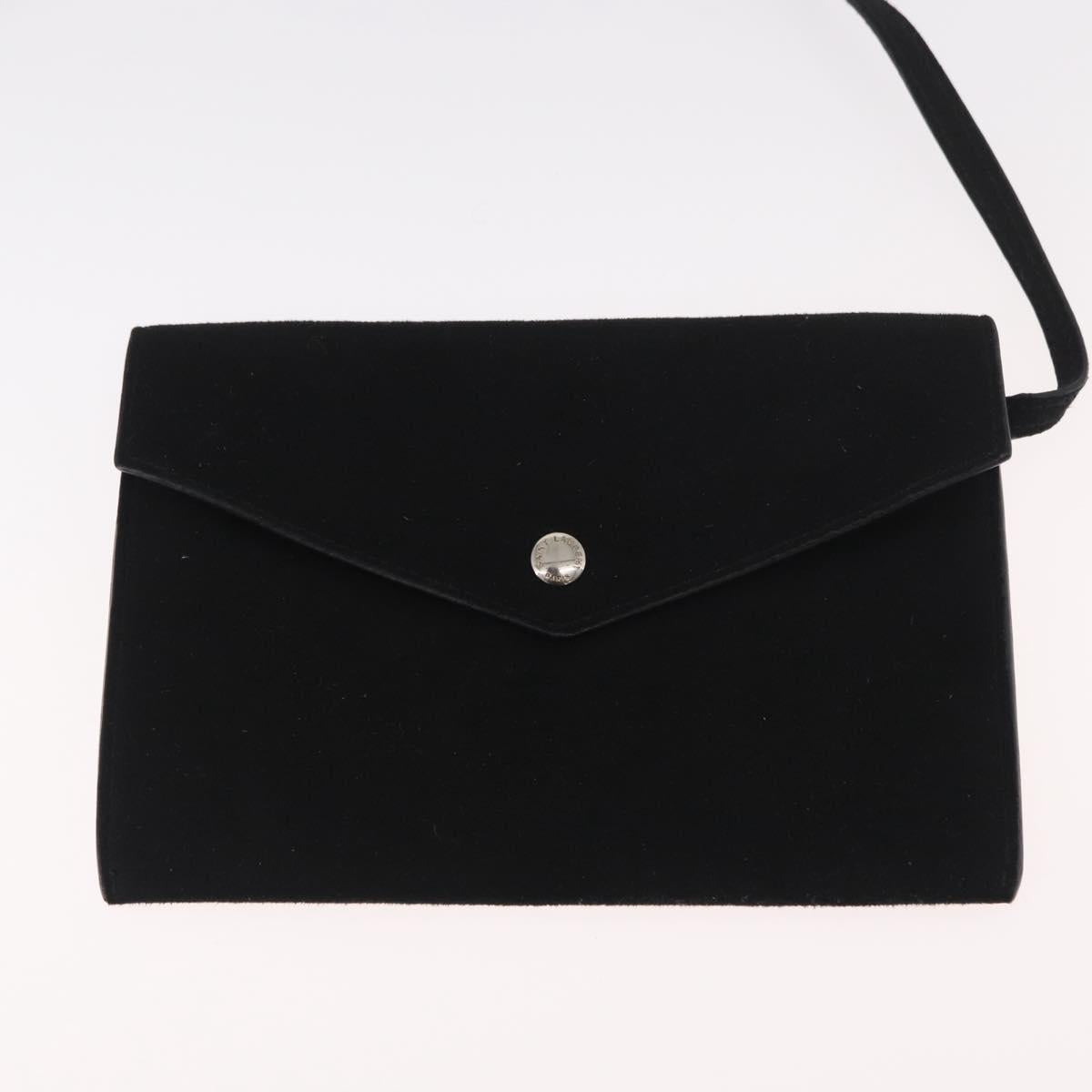 SAINT LAURENT Teddy Small Shoulder Bag Leather Red Silver Auth 167159A