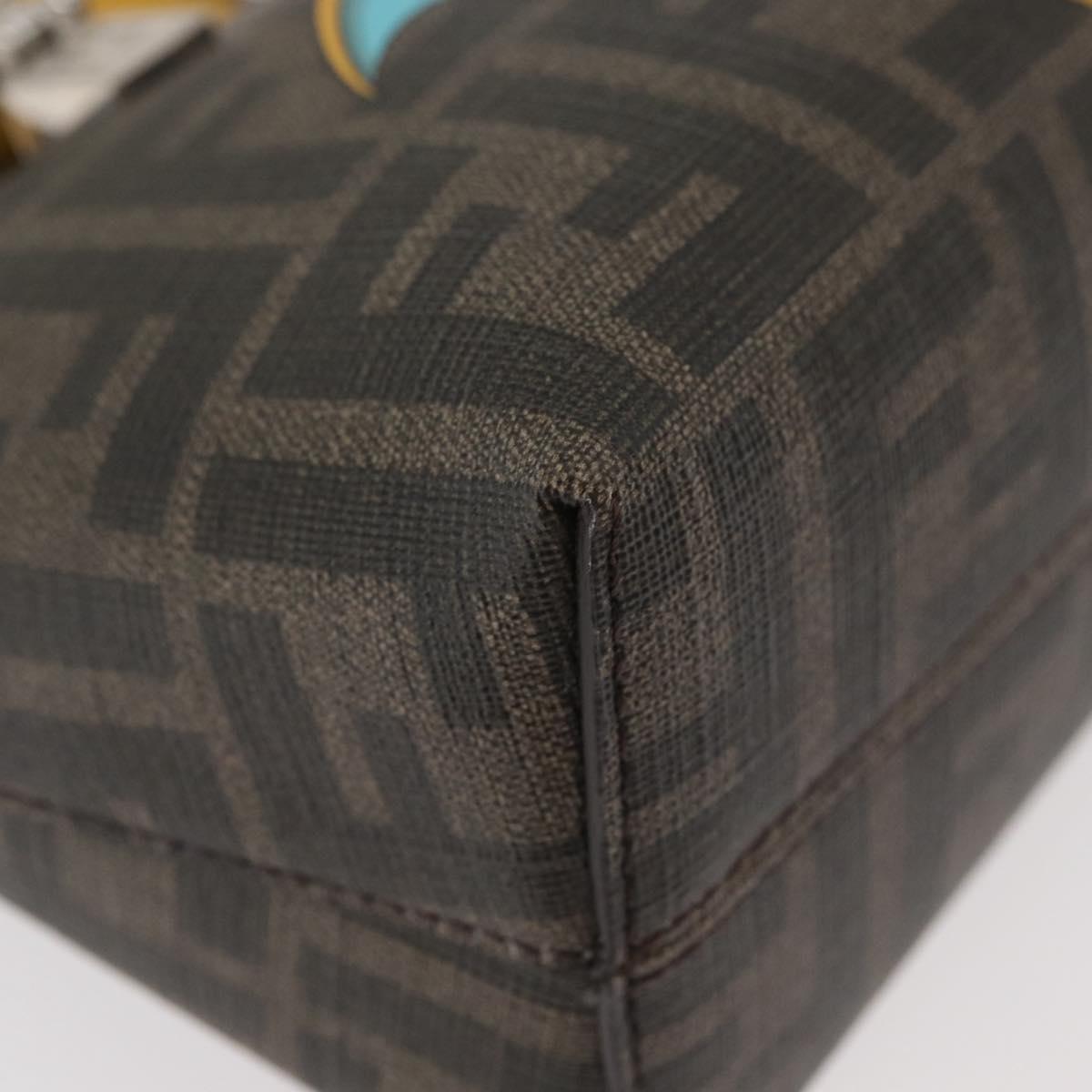 FENDI x FRGMT x POKÉMON Zucca Canvas Dragonite Bag 2way Black Auth 167166SM