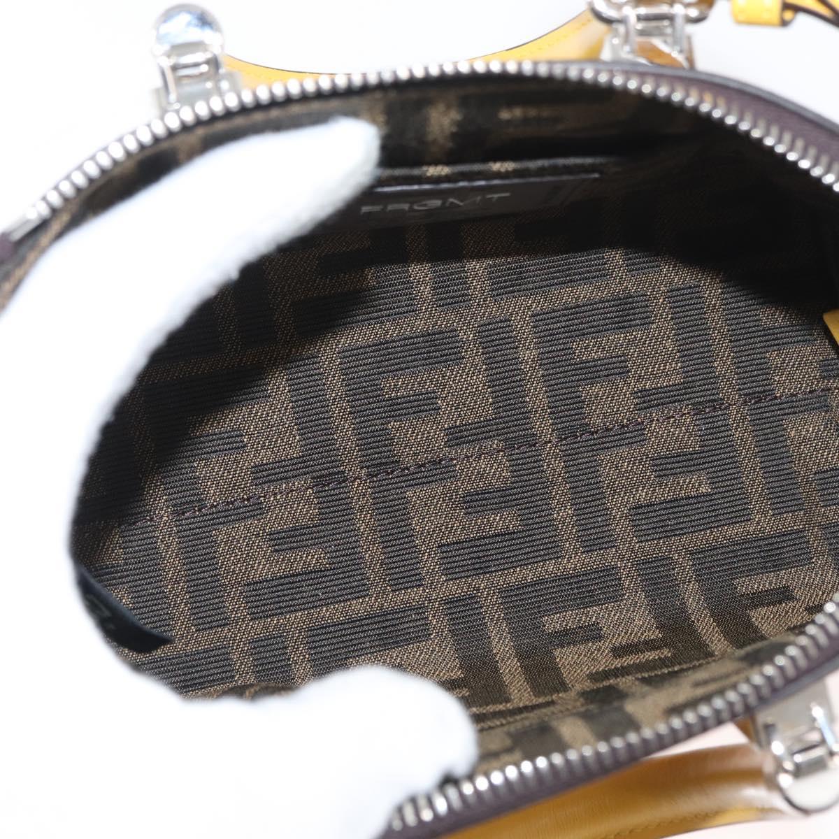 FENDI x FRGMT x POKÉMON Zucca Canvas Dragonite Bag 2way Black Auth 167166SM