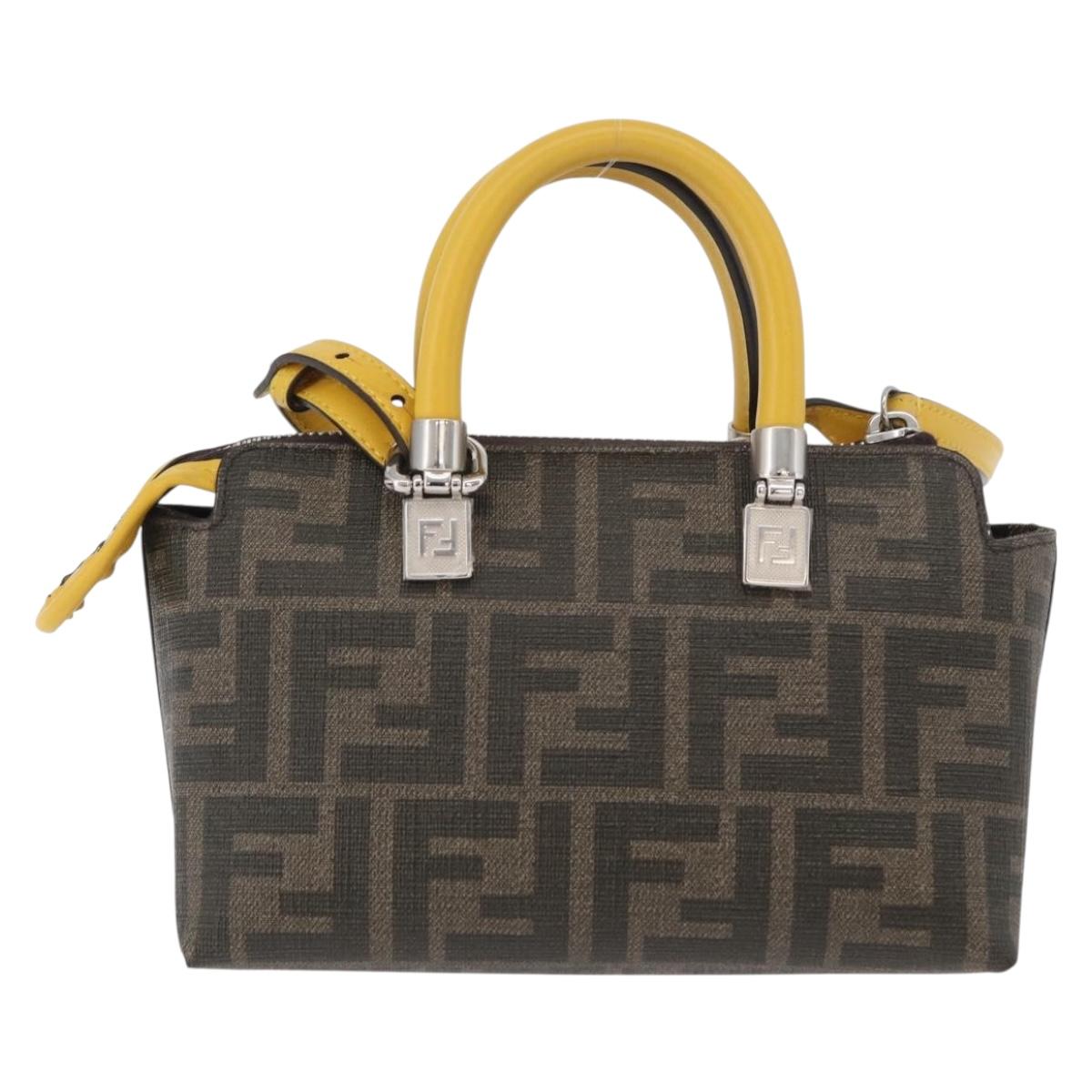 FENDI x FRGMT x POKÉMON Zucca Canvas Dragonite Bag 2way Black Auth 167166SM