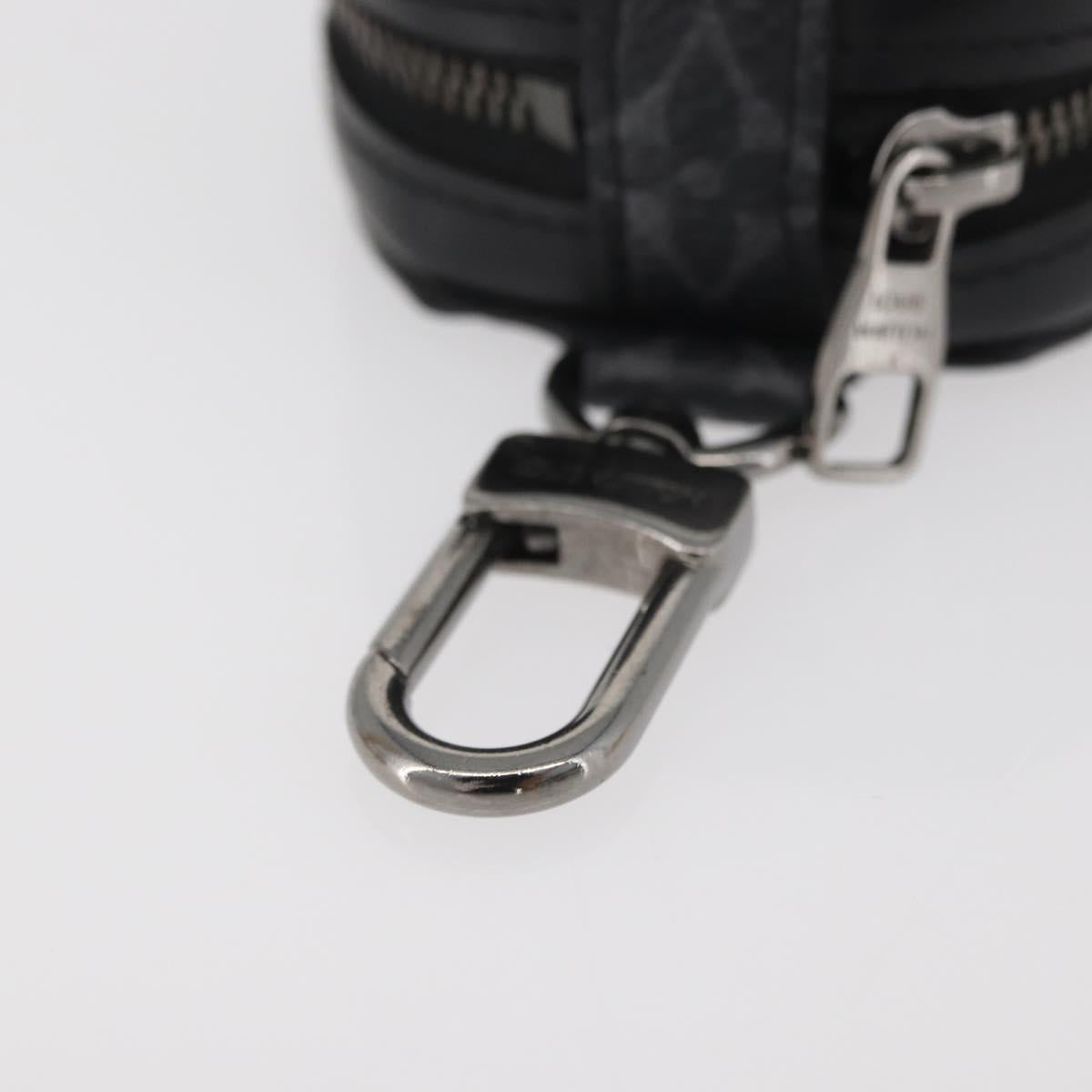 LOUIS VUITTON Monogram Eclipse Etui Earphones Earphone Case GI0844 Auth 167170M