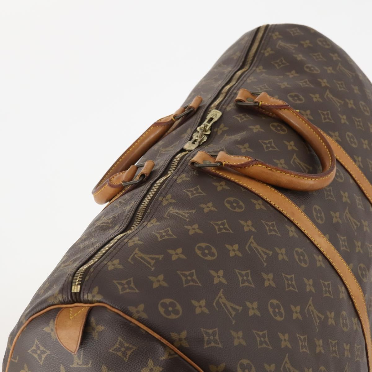 LOUIS VUITTON Monogram Keepall 60 Boston Bag M41422 LV Auth 167184