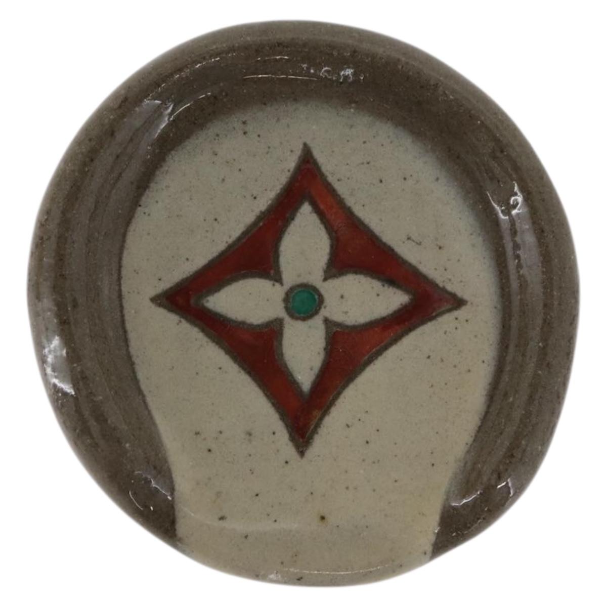 LOUIS VUITTON Yachimun Collaboration Chopstick Rest Tsuboya Ware LV Auth 167186M