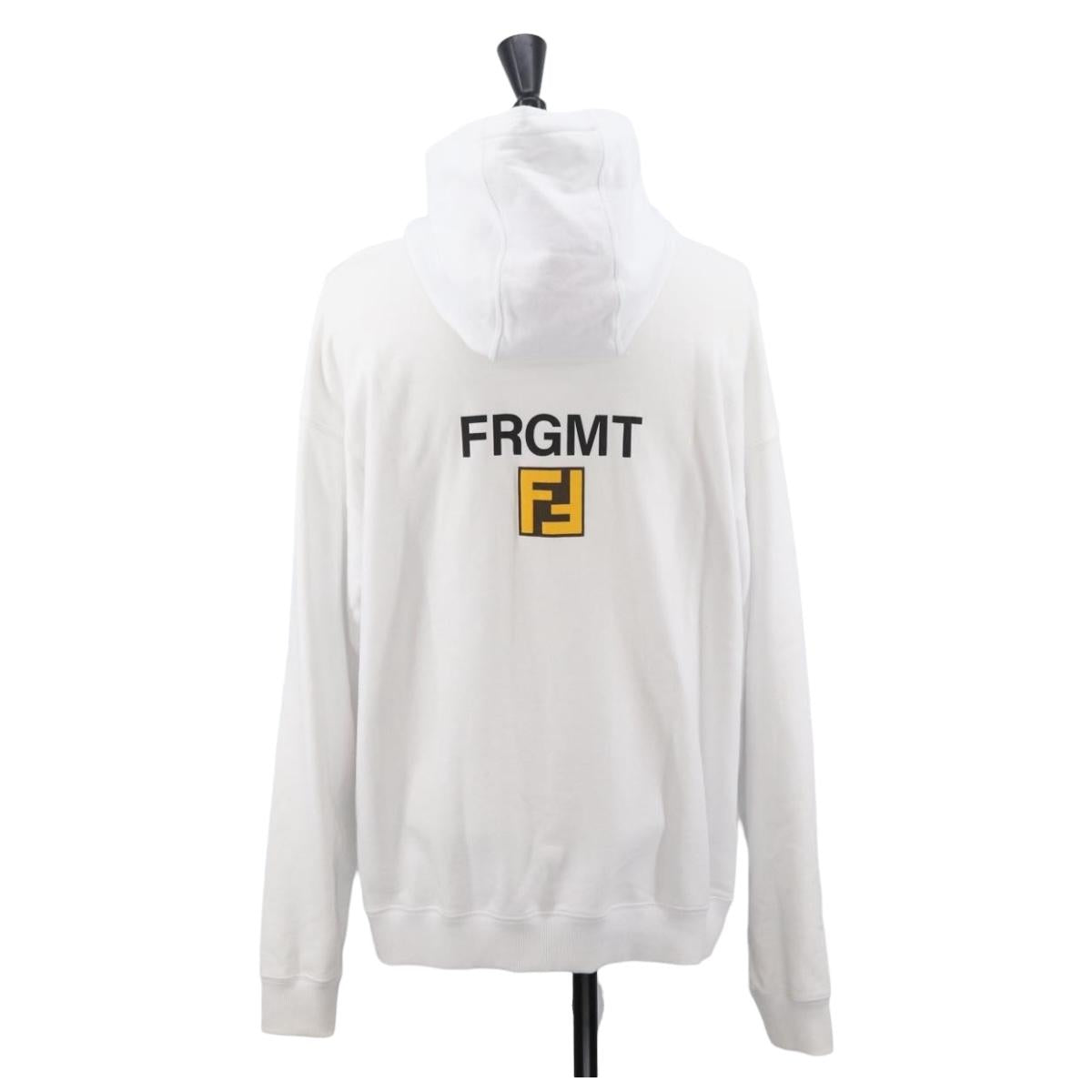 FENDI FENDI x FRGMT x POKÉMON Hoodie Kairyu Cotton White Auth 167191SM