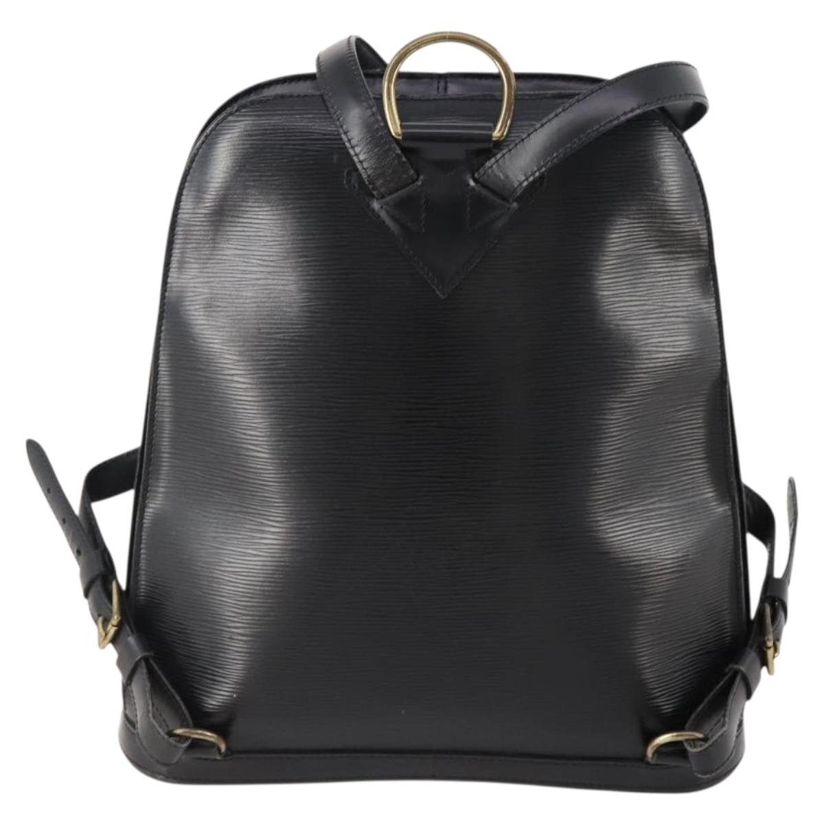 LOUIS VUITTON Epi Coblanc Shoulder Bag Black M52292 LV Auth 167203