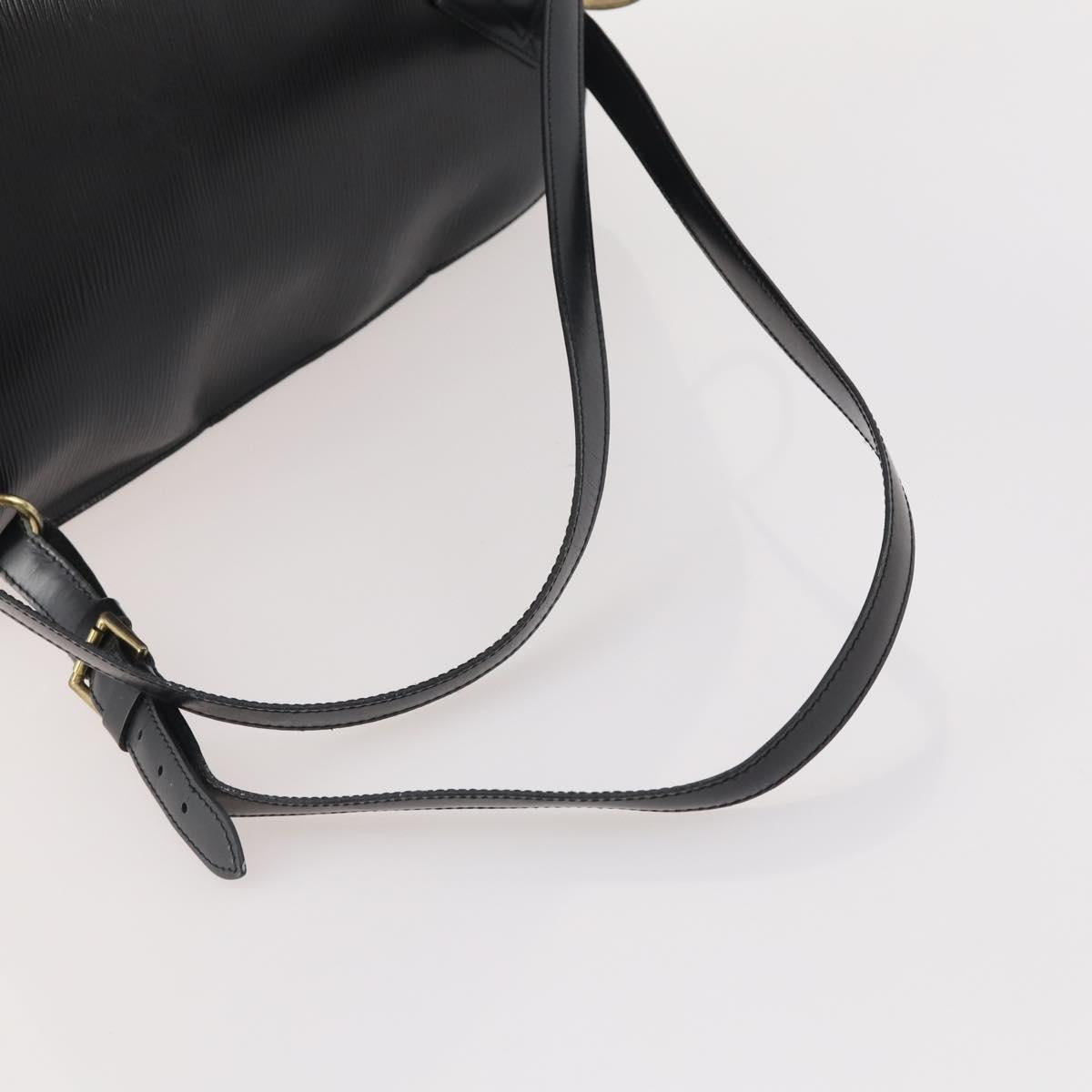 LOUIS VUITTON Epi Coblanc Shoulder Bag Black M52292 LV Auth 167203