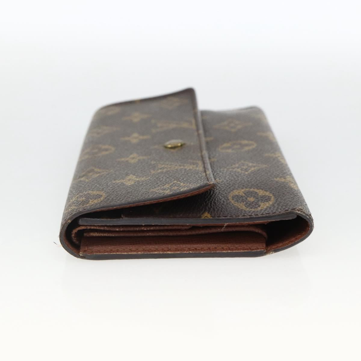 LOUIS VUITTON Monogram Portefeuille International Wallet M61217 LV Auth 167204A