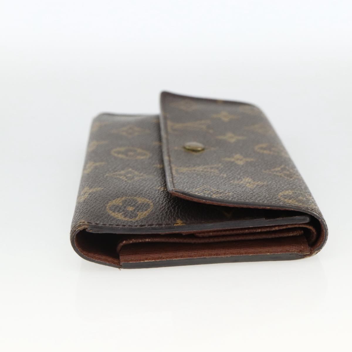 LOUIS VUITTON Monogram Portefeuille International Wallet M61217 LV Auth 167204A