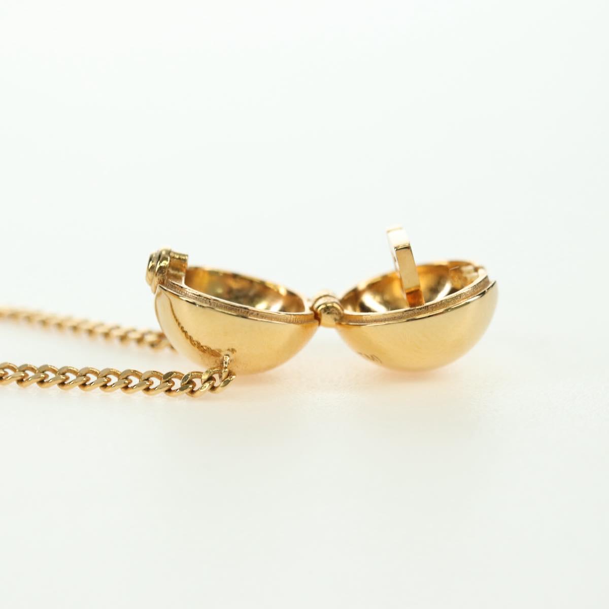 FENDI Monster Ball Necklace metal Gold Tone Auth 167240SM