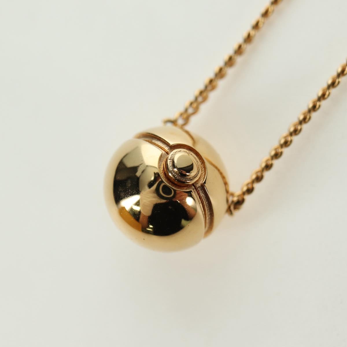 FENDI Monster Ball Necklace metal Gold Tone Auth 167240SM