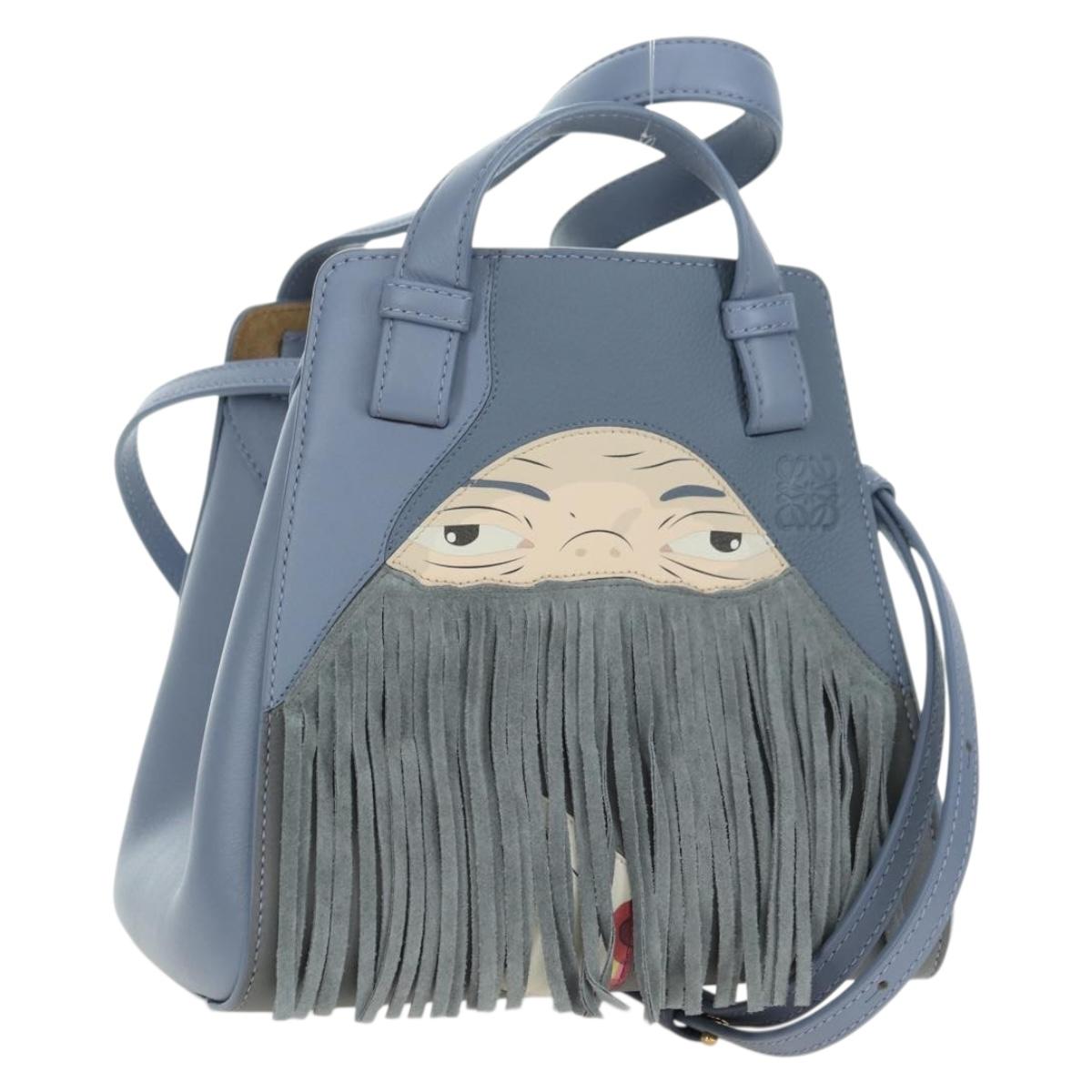LOEWE × Ghibli Howl's Hammock Nuggets Markl Bag 2way Light Blue Auth 167241SM