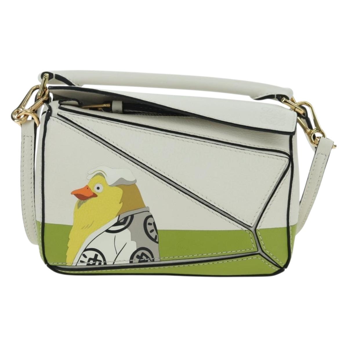 LOEWE × Ghibli Spirited Away Puzzle Bag Mini Ootori Sama 2way Auth 167244SM